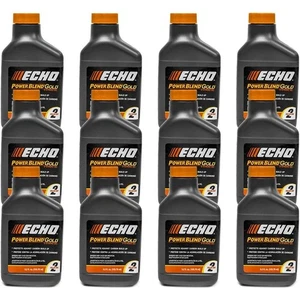 12 Pack of Echo PowerBlend Gold 2-Stroke Engine Oil 5.2 oz Bottle 6450002S-12PK - Picture 1 of 1