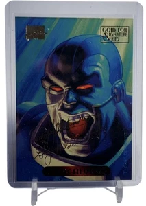 Apocalypse Marvel Masterpieces 1994 Gold Foil Signature Series Card #1 Set Break - Bild 1 von 5