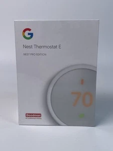 Google Nest Thermostat E Pro Edition Factory Sealed Model A0063 - Picture 1 of 5