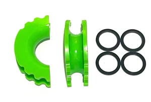 D Ring Shackle Isolators Kit 3/4 Green - Picture 1 of 3