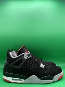 Air Jordan 4 Retro "Bred" Größe 12 ohne Karton (308497-060) (2019) - Bild 1 von 6