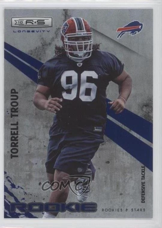 2010 Rookies & Stars Longevity Rookie Sapphire /50 Torell Troup Torrell #245 RC - Image 1 of 2