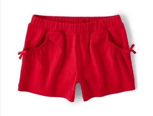 New Gymboree Girls Ruffle Shorts 6 Sweet Watermelon Red Cotton - Picture 1 of 5