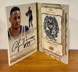 2012-13 Upper Deck Exquisite Collection Alonzo Mourning Collegiate Signatures AU - Picture 1 of 6