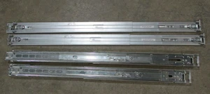 Rieles para rack de servidores 1U, 2 pares, lote de trabajo - Imagen 1 de 6