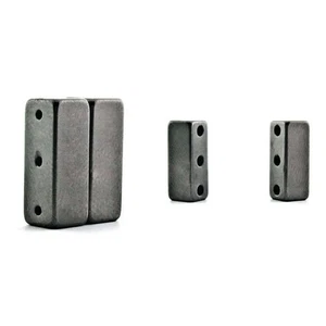Magnetic Clasp 3 Hole Gunmetal Gray 10 sets MC07 - Picture 1 of 3