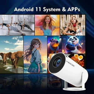 5G 4K Projector Smart HD LED WiFi Bluetooth HDMI USB Android Office Home Theater - Picture 1 of 15
