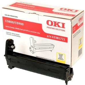 OKI 43381721 - Trommeleinheit gelb - für C5550 MFP, 5800dn, 5800Ldn, 5800n, - Afbeelding 1 van 1