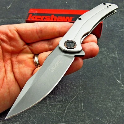 Kershaw Believer Framelock Assisted Opening 8Cr13MoV Blade Folding Pocket Knife - Image 1 of 4