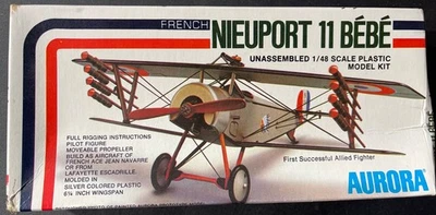 Aurora Nieuport 11 BEBE 754 1/48 Open Model Kit ‘Sullys Hobbies’ - Image 1 of 4