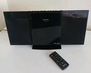 Panasonic SC-HC297 Radio CD Player,USB, Slim Stereo System In Black With Remote - Picture 1 of 24