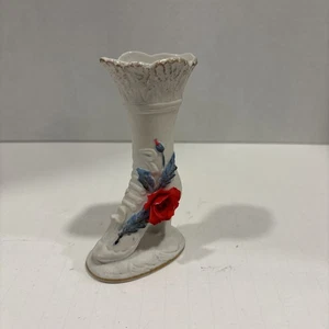 Vintage Norcrest Japan ausgefallene Blumen Schuh Figur E751  - Bild 1 von 11