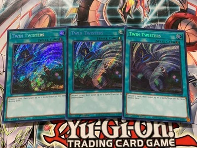 Twin Twisters Playset (Secret Rare) RA02-EN060 25th Anniversary Rarity 2 - Image 1 of 3