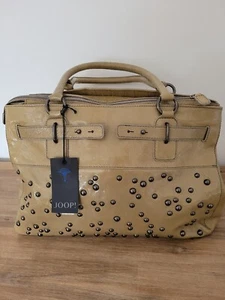 Joop Tasche beige Lackleder NEU - Bild 1 von 5
