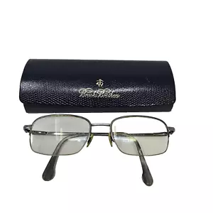 Brooks Brothers Eyeglasses BB487T 1511T 52-18-140 Metal Half Rim Rectangle Frame - Picture 1 of 11