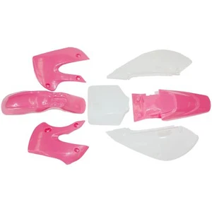 PINK Plastics Fairing Fender Kit KLX110 125cc PIT PRO Trail Dirt Big Foot Bike - Picture 1 of 12