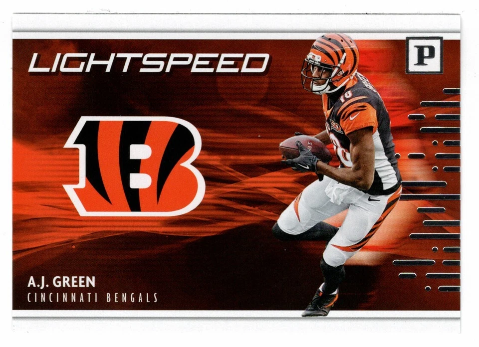A.J. Green - Cincinnati Bengals - Lightspeed (NFL) 2018 Panini Football # 14 MT - Image 1 of 1