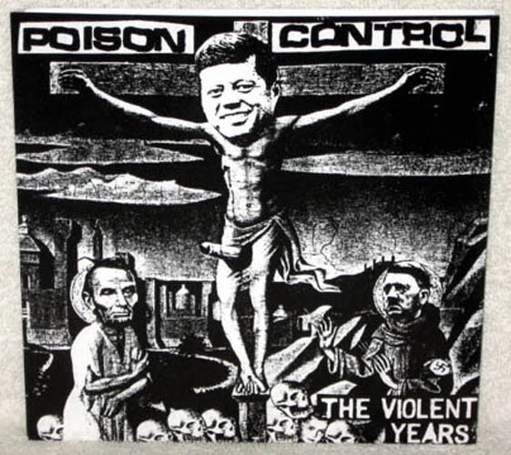 Poison Control The Violent Years 7 дюймов EP ПАНК-РОК Хардкор ЧЕРНЫЙ ВОСК Cut The Shit - Изображение 1 из 1