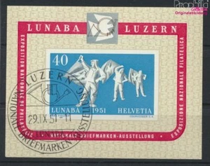 Suiza Bloque 14 usado 1951 LUNABA Lucerna (9909976 - Imagen 1 de 1