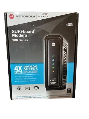 Modem Motorola SURFboard SB6121 (575319-019-00) 199.68 Mbps **New In Box** - Image 1 of 4