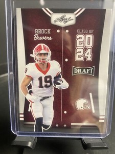 2023 Leaf Draft - Class of 2024 #76 Brock Bowers (RC)