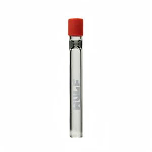 1pc Wulf Mods Smoked Glass Tube - 4 Inches - Compact Glassware for Aromatic Use - Picture 1 of 3