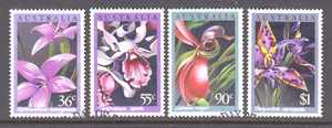 Australia 1986 Orchids Fine Used lot 4 stamps. - Picture 1 of 1
