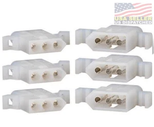 3 Pin Molex Stecker Lot, mit 18-24 AWG 0,062" Panel Mount (3er Pack fertig) - Bild 1 von 6