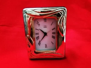 Orologio Pendolo Florence Argento Massiccio Quarzo - Silver - REF43178 - Foto 1 di 3