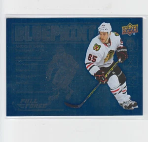 15/16 UD Full Force Chicago Blackhawks Andrew Shaw Blueprint card #BP-AS - Bild 1 von 2