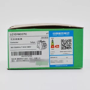1PCS New Telemecanique LC1D18CC7C Contactor 36VAC 18A Fast Shipping - Picture 1 of 1