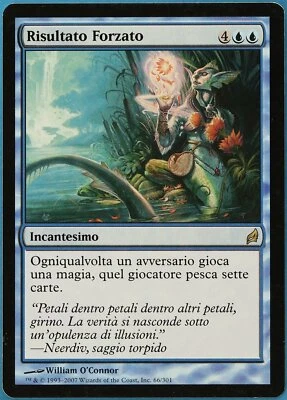 Forced Fruition Lorwyn (ITALIAN) NM Blue Rare MAGIC CARD (ID# 178331) ABUGames - Image 1 of 2