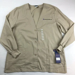 Cherokee Workwear Authentic Scrubs Beige Scrub Women’s Advocate Health Care L - Picture 1 of 8