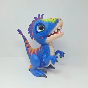 FurReal Friends Blue Munchin Baby T Rex Interactive Talking Pet Dinosaur - Works - Picture 1 of 11