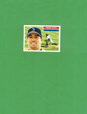 2005 Topps Heritage #77 Miguel Olivo! Seattle Mariners! - Image 1 of 2