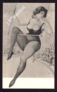 Zirkus ÜPPIGE SCHAUKEL-AKROBATIN "Sect" Blätter für Fröhliche Laune * AK um 1900 - Bild 1 von 2