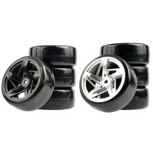 4 piezas neumáticos llantas coche llanta 12 mm hexagonal para HPI HSP 1:10 RC en carretera deriva coche de carreras - Imagen 1 de 6
