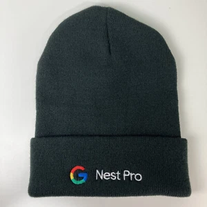 Google Nest Pro Beanie Hat Cap Black - Picture 1 of 6
