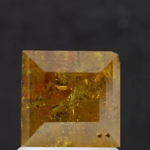 Loose Natural Untreated Emerald Diamond Orange Yellow I3 1.38ct Unique Blocked - Picture 1 of 7