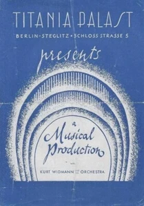 Berlin Nov. 1947 Programm Titania-Palast presents a Musical Production Widmann - Bild 1 von 3