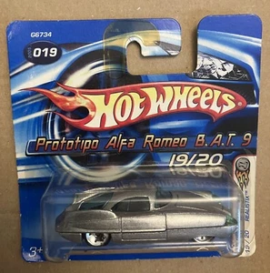 Hot Wheels First Editions “ Alfa Romeo B.A.T. 9 “ c.2005 Sealed Short Card - Picture 1 of 3