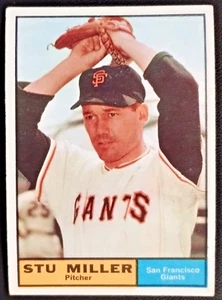 1961 Topps #72 Stu Miller Giants EX (1) - Picture 1 of 2
