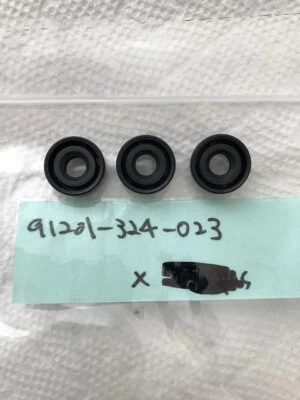 PACK DE 3 SELLOS ACEITE CUBIERTA MOTOR HONDA CB360 CB400F XL125 91201-324-023 Foto 1 de 3