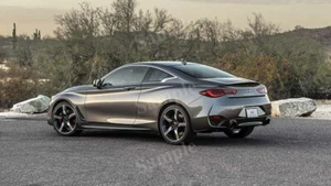 Póster fotográfico Infiniti Q60 Red Sport 400 AWD 2021 alta resolución decoración de pared estampado - Imagen 1 de 1