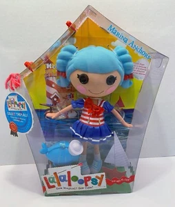 Lalaloopsy 12" Full Size Button Rag Doll Marina Anchors Pet Whale Sailor NIP - Picture 1 of 6