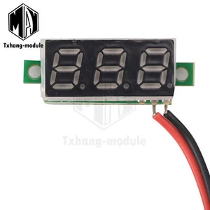 0.28" DC Digital Voltmeter Panel Mount LED Voltage Volt Meter Red 2.5-30V A2TM - Picture 1 of 5