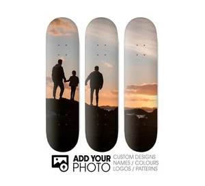 3er Set individuell bedruckte Skateboard Decks - bedruckte Ahornholz Skateboard Decks - Bild 1 von 7