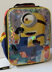 Bolsa de almuerzo reutilizable aislada para niños Despicable ME Snack Attack con botella de agua de malla - Imagen 1 de 4