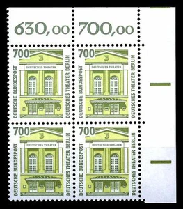 BUND SWK 700 Pf. **, Mi. 1691 - ECKRAND-VIERER o.r. - Picture 1 of 1