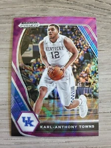 KARL-ANTHONY TOWNS 2021 Panini Prizm Draft Picks Purple Wave #67 Timberwolves - Bild 1 von 2